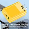 Fast Speed 65W Power Delivery Charger Head With Double Type C+USB A Port Lightweight Travel Friendly Adapter