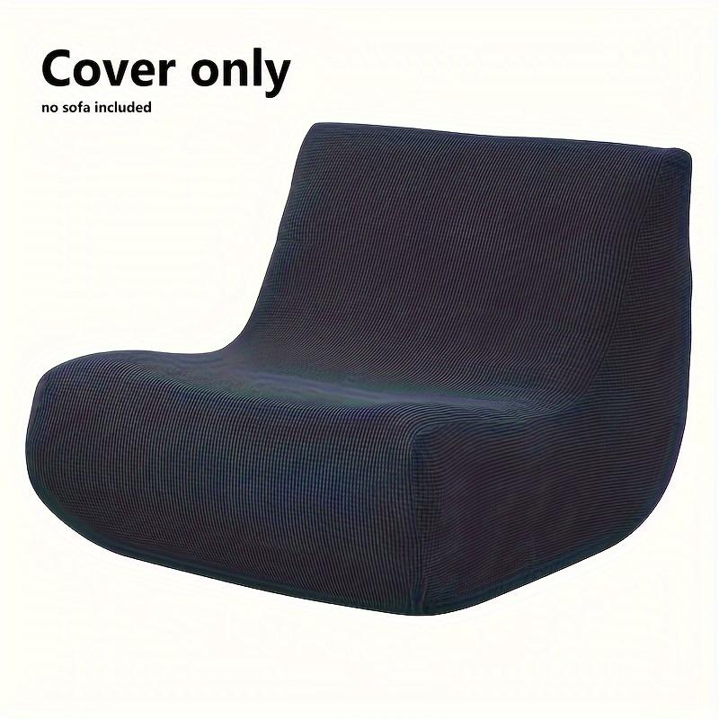 1Pc Stretch Sofa Slipcover Armchair Cover Jacquard Lazy Armless Chair Protector Cover For Bedroom Office Living Room Home Decor