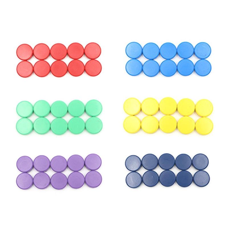 10 Pezzi Magneti Colorati per Lavagna Bianca Magneti Piccoli Forti Puntine da Disegno da usare come Magneti per Frigorifero Magneti per Ufficio
