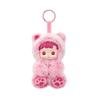 Teddy Bear Gummy Backpack Pendant, Vinyl Plush Toy, Cute Doll