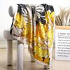 Silk-Feel 90x90 Women's Korean Style Spring/Summer Versatile Printed Square Scarf