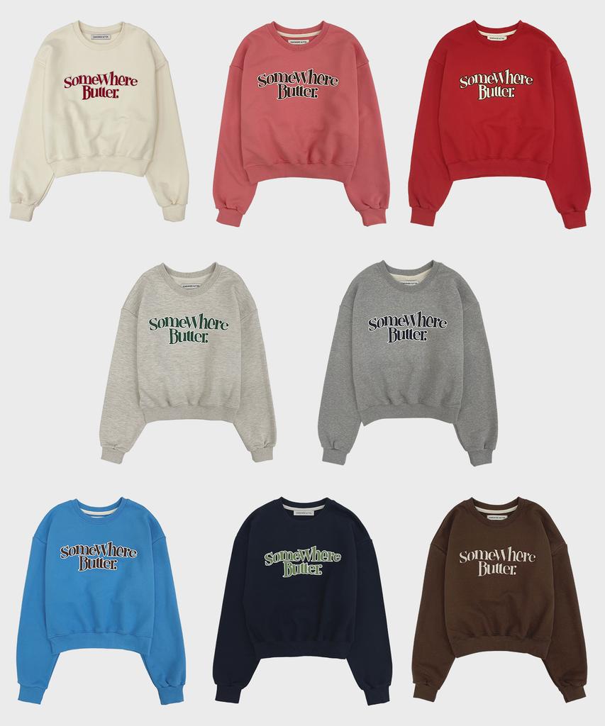 Sseomweeobeoteo New Wave Logo Sweatshirt - Oatmeal