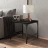 819397 vidaXL Table basse Noir 50x50x35 cm Bois d'ingénierie
