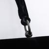Prada One Handle Handbag Vintage NERO Black Velor Women Used