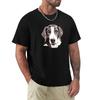 Brown and White Dog T-Shirt Summer Sports Quick Dry T-Shirt