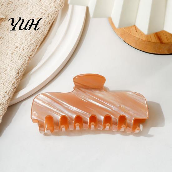 Professional Hair Styling Clips Pearlescent Claw Clip, Non-Slip Clip for Women, Elegant Strong Lightweight Jaw Hold Accessories Styling, Decorative