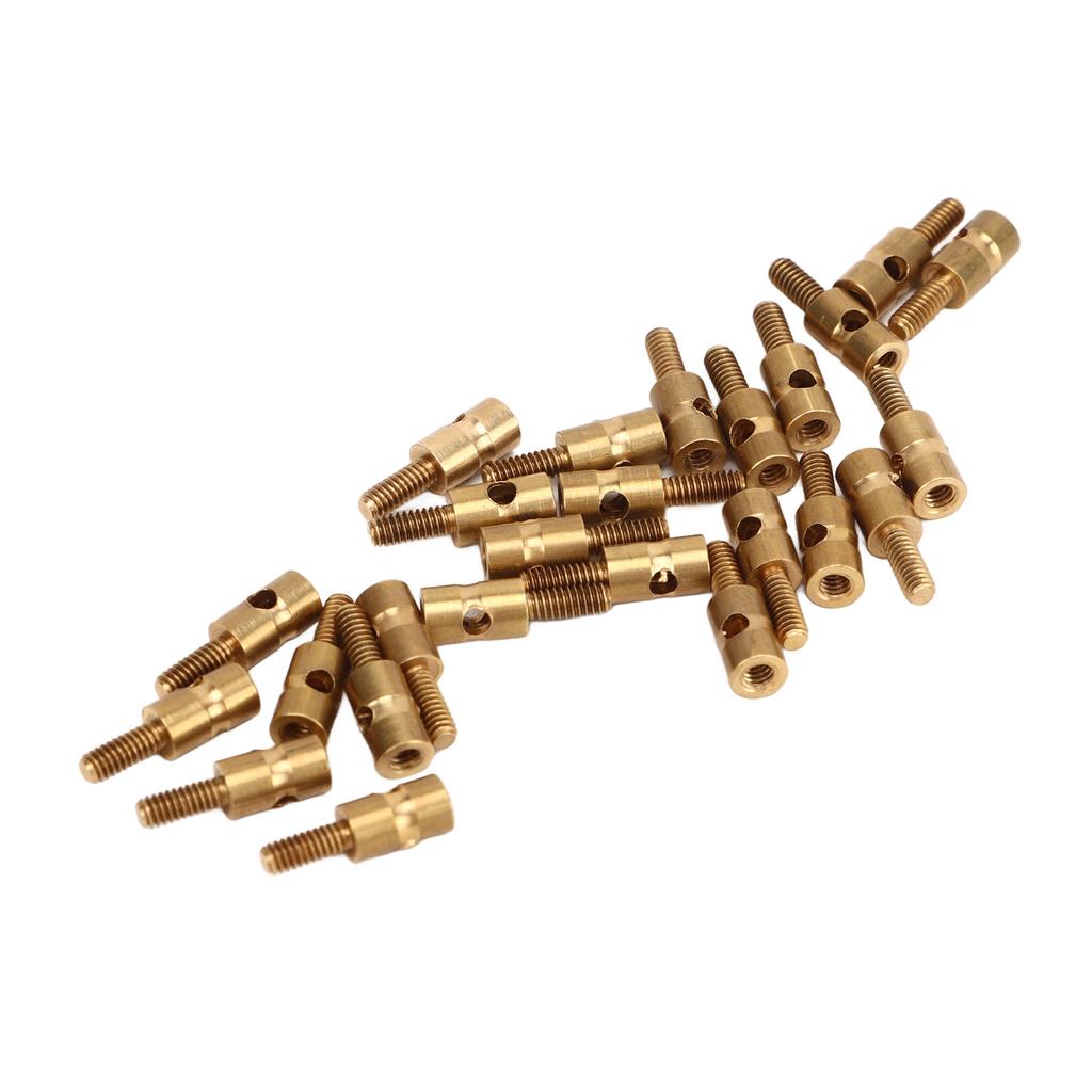 RC Model Pushrod Linkage Stopper 1.5mm Interface Brass Quick Adjust Connector Replacement Part for