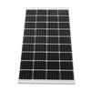Monocrystalline Solar Panel 120W 18V Waterproof High Efficiency for Boat Tractor Trailer Truck