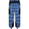 Li Ning X Billionaire Boys Club Skateboard Series Plaid Comfortable Button Cuff Casual Pants Men bottoms Dark-Blue AKXU663-1