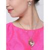 Designer Peacock Pendant Set with Chain