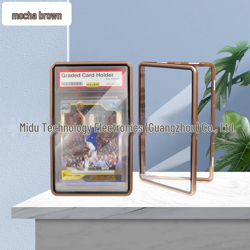 Aluminum Alloy Tempered Glass Protective Cover for PSA, BGS, CGC Rated Cards