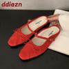 Mode Frühling Sommer Mode Schleife Damen Ballerinas Hausschuhe Schuhe Damen Pantoletten Sandalen Damen Ballerinas Hausschuhe Pantoletten Schuhe