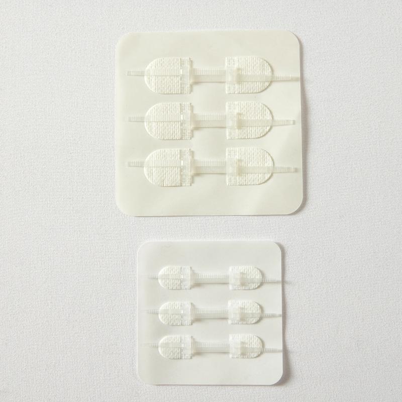 Zippered Suture-Free Tape Closure with Waterproof Patch