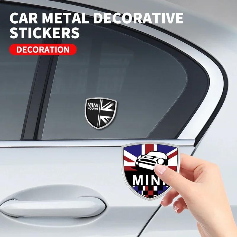 3D Metal Car Side Fender Car Body Sticker Shield Emblem Logo For BMW MINI WORKS One Cooper JCW R60 R59 R58 R57 R56 R55 F55