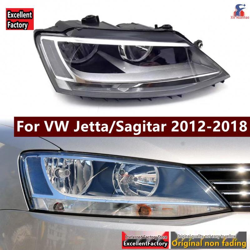 Compatible Headlight Assembly for 2012-2018 Volkswagen New Sagitar - Halogen, Original Quality