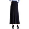 Women's High-Waisted Fishtail Velvet Skirt - Mid-Length Slimming Design for Autumn and Winter