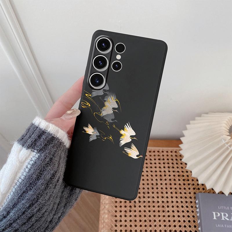 

Чехол для телефона Samsung S24 S23 Ultra Plus A55 A54 A35 A34 A25 A24 A23 A15 A14 4G 5G для Samsung Galaxy A54 противоударный бампер черный чехол в китайском стиле Samsung A23 4G