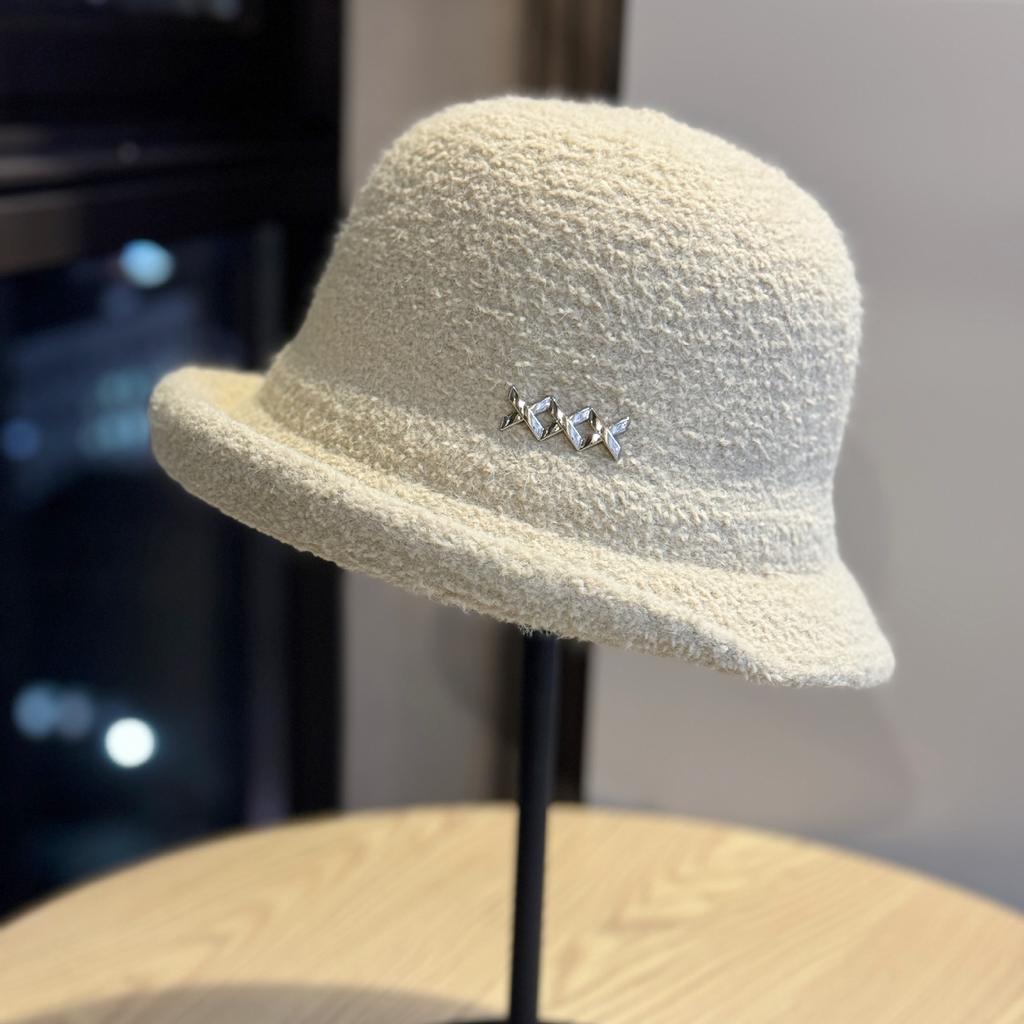 Fisherman Hat for Women with Curled Edge Versatile Large Head Circumference Bucket Hat Wide Brim Basin Hat To Cover Face, Protect Ears, Trendy