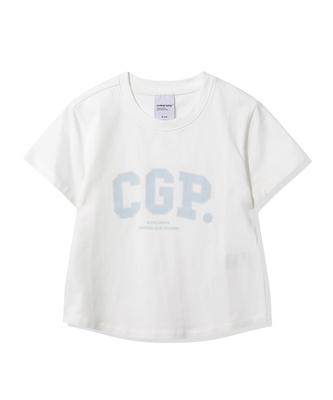 CGP (Women'S) Slim Fit Cgp Arch Logo Short Sleeve T-Shirt_White