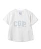 CGP (Women'S) Slim Fit Cgp Arch Logo Short Sleeve T-Shirt_White