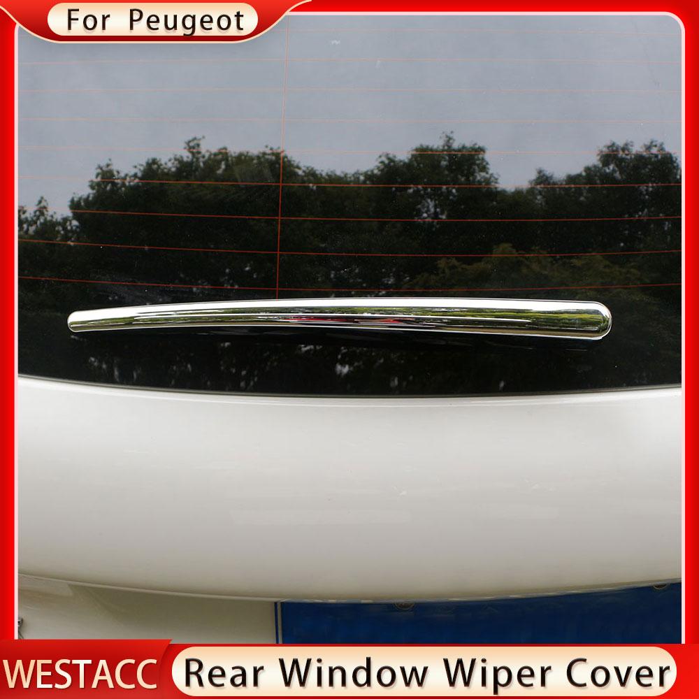 ABS cromat autocolant capac lame ștergătoare de parbriz din spate pentru Peugeot 2008 2014 2015 2016 2017 2018