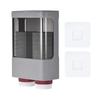 Wall Mounted Cup Disposable Pull Type Cup Holder for 3oz 5oz Double Slot Paper Cup Dispenser with Mounting Adhesive for Home Bathroom Break Room Gym