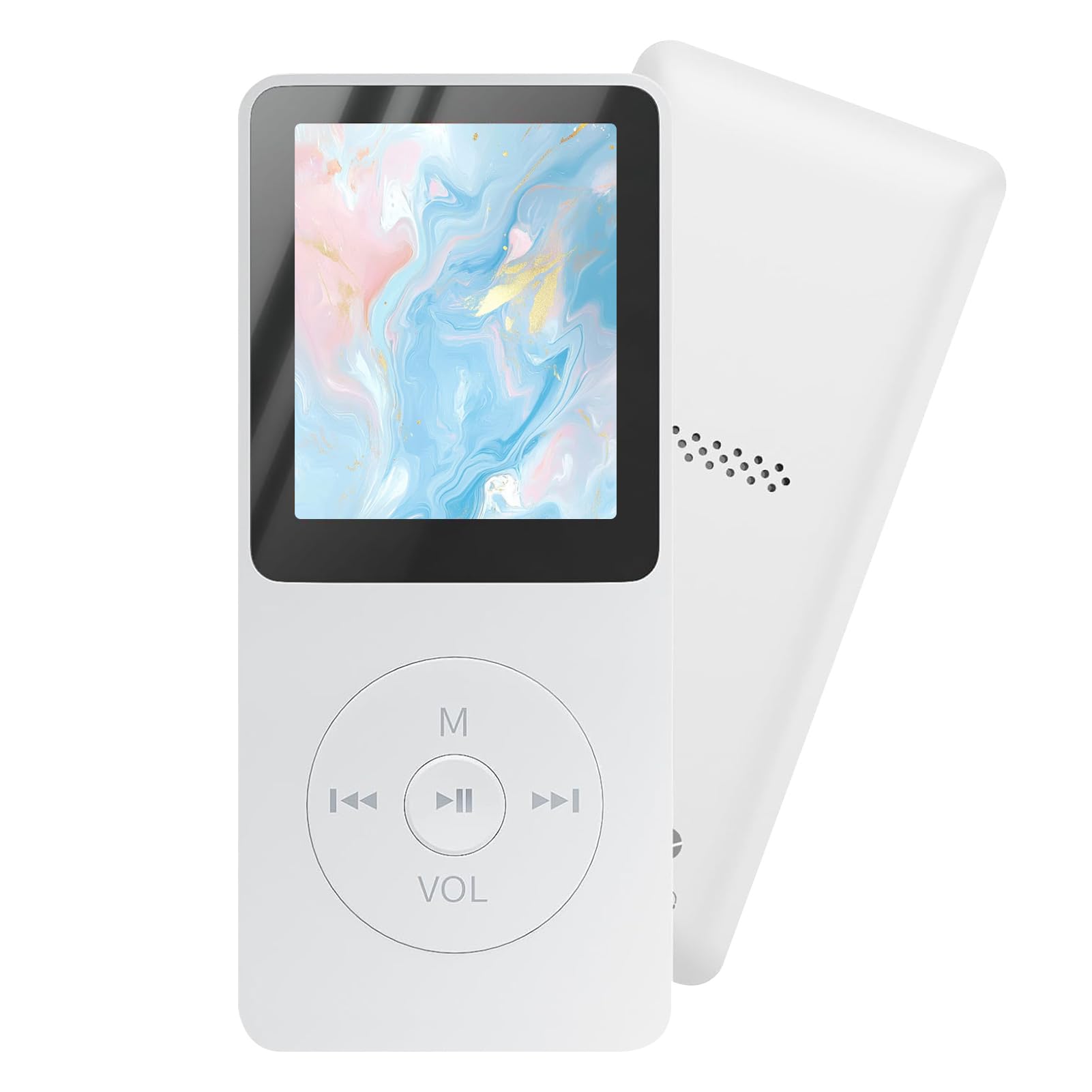 

[2025 Model] Multifunctional MP3 Player, Compact and Lightweight, Supports 32GB SD Cards (Up to 128GB Expandable), Includes Wired Earphones, Built-in