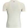 Under Armour Vanish Elite Seamless Round Neck Breathable Color Block Short Sleeve T-Shirt Women T-Shirts Dusty-Pink Gray 1383637-273