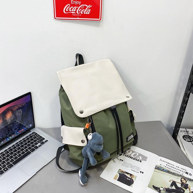 Campus school bag male college students simple and versatile large-capacity travel bag lightweight female high school students computer backpack tide