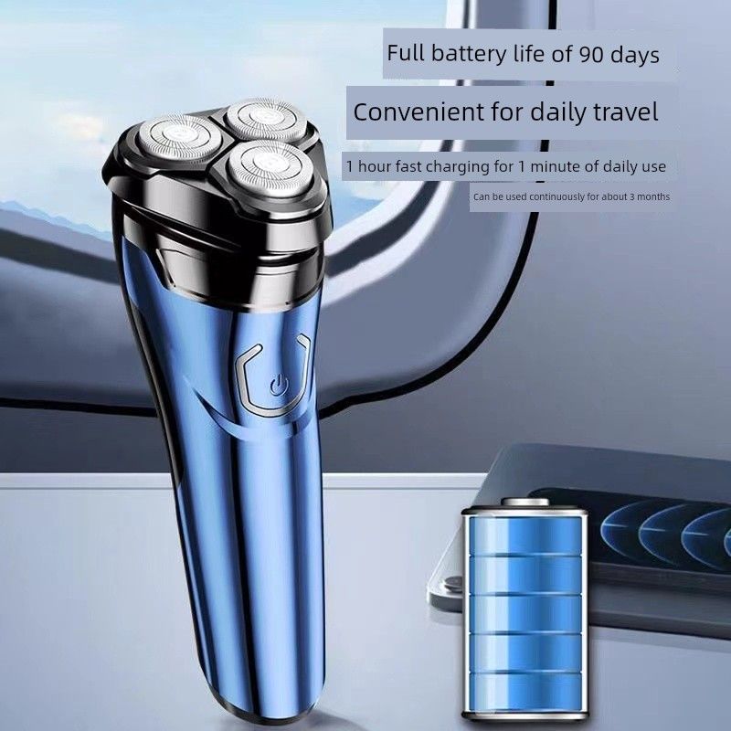 Genuine Original Men's Electric Shaver USB Home Car Charger Portable Razor Head Washable Beard Trimmer