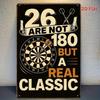 Vintage Darts Bar Kovový Znak Nástěnná Dekorace Plechová Tabule