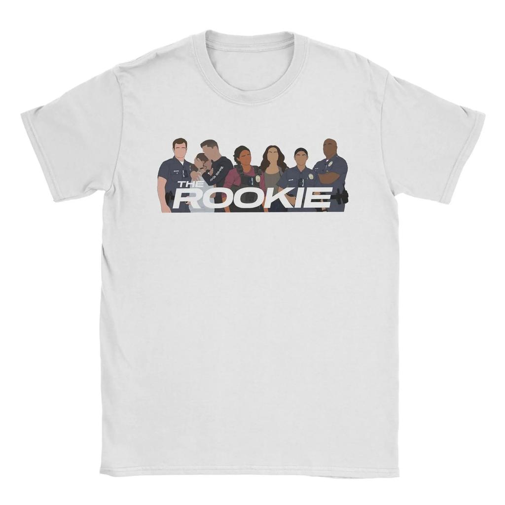 2026 Sommer Mode T-Shirt The Rookie Besetzung Staffel 7 TV Show T-Shirt für Männer Frauen Tolle Baumwoll-T-Shirts Rundhals Kurzarm T-Shirt Neue Ankunft Kleidung