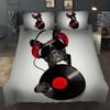 Bettwäsche 3D Westliches Tier Bettwäsche-Set Musik Dackel Bettdecke Bettwäsche-Sets King Hundebett Bettdecke Bettbezug 2 Personen