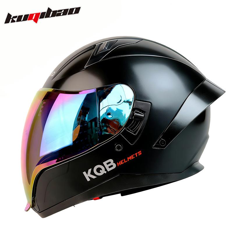 Cool Rider Bluetooth Full Face Motorcycle Helmet: Safe, Long Battery Life, Built-in Earphones, Wide View for Navigation