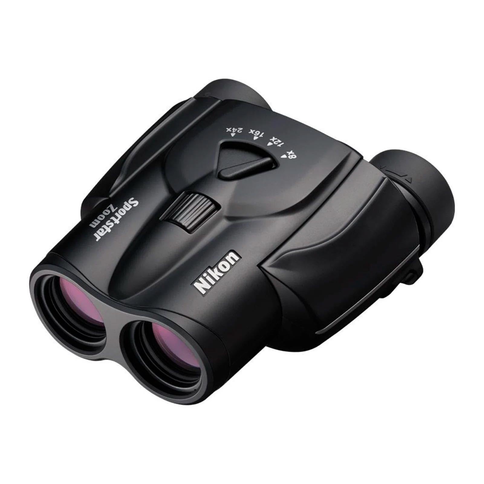 

Nikon Sportstar Zoom Binoculars Porro Prism Fast Focus Control Compact and Lightweight Binoculars for Sporting and Outdoor Observation 8-24x25mm - чорний