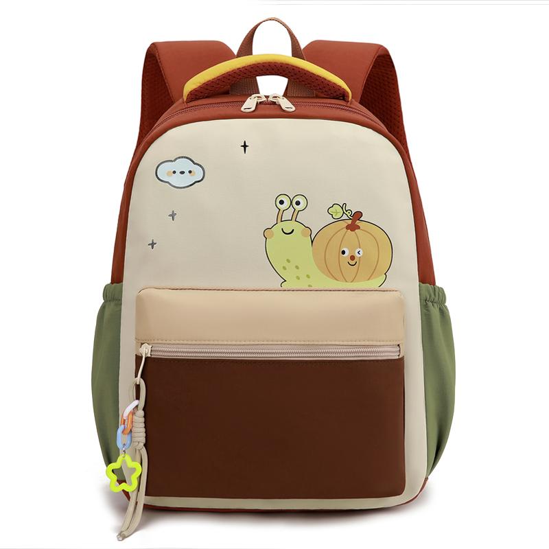 Children's Schoolbag Contrast Kindergarten Backpack Lightweight Backpack for Boys and Girls