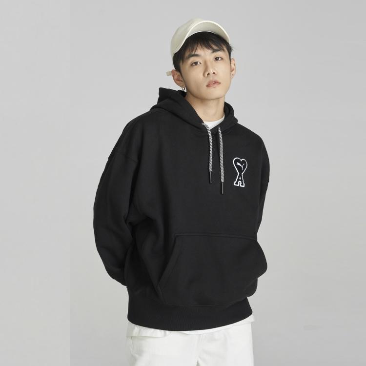 Puma X Ami Hoodie 'Black' Men's 536231-01