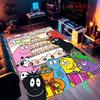 Barbapapa Fun Carpet Rug for Living Room Bedroom Home Sofa Decoration,Kids play Nonslip Floor Mat