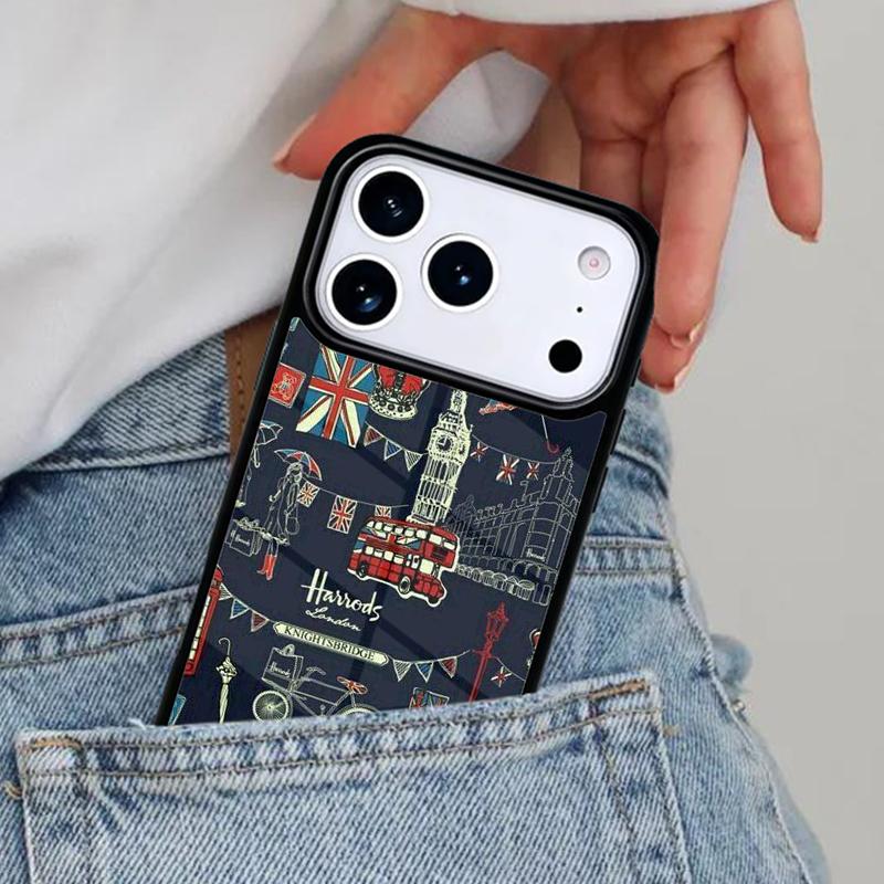 London Red Bus Big Ben Phone Case for iPhone 17ProMax 12 13 14 15 16e 17 Pro Max Plus Air Cover