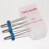 DIY Household Multi-function Sewing Machine, Double-head Sewing Machine Needle 2mm3mm4mm Double Needle Set, Embroidery Crochet