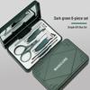 Stainless Steel Nail Clipper Set with Mirror, Ear Pick, and Nail File Manicure Tools