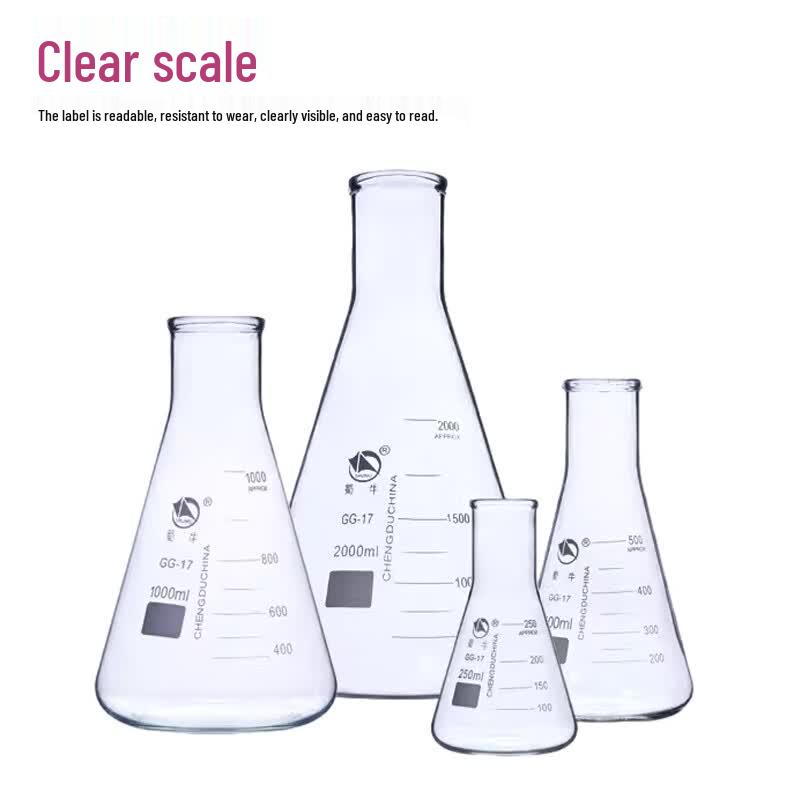 Shuniu Wide Neck Glass Conical Flask