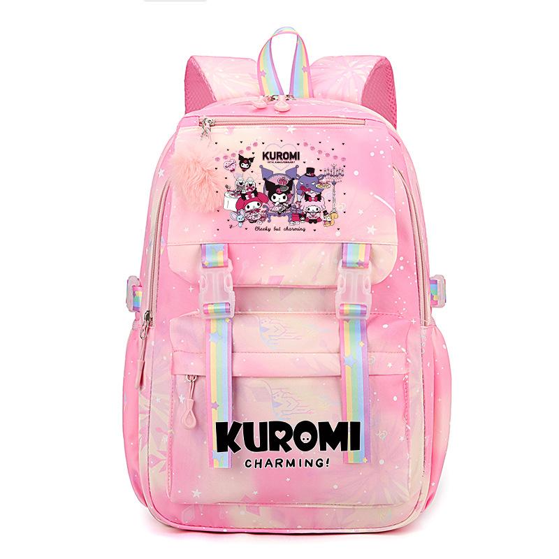 School Bag Girls  Primary School Backpack Ultra-Light Decompression Large-Capacity Waterproof Girls  Backpack Cartoon