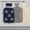 Old-Fashioned Rubber Hot Water Bottle for Stomach Warming