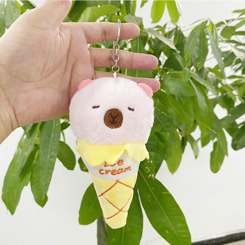 Llavero de Peluche Caprichoso de Oso Helado, Muñeco de Peluche Suave para Niños y Coleccionistas