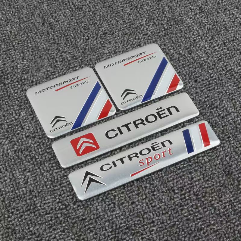 Car Styling Emblem Badge Car Body Decoration Sticker For Citroen C3 C4 C5 Berlingo Saxo C4l Xsara Picass C-Elysee C-Crosser
