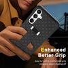 for Galaxy S24 Cover,Woven 2 in 1 Hybrid Hard Shell Holster Combo Case With Kickstand & Belt Clip For Samsung Galaxy S24+ Plus