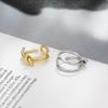 Retro Distressed Design Knotted Ring for Women - Stackable Index or Middle Finger Jewelry 544.