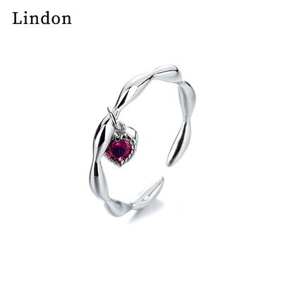 Lindon Classic Copper Alloy Zircon Ring Ladies Jewelry Wedding Promise Party Gift