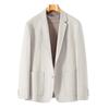 Frühling und Herbst Leichte Luxus Business Single West Mittleren alters und Junge Einfarbig Einreihig Trendy Anzug Jacke